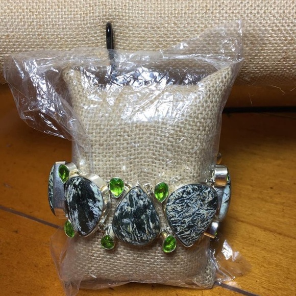 Bracelet 71/2'' - 81/2'' Semi-Precious Stone - Picture 3 of 4